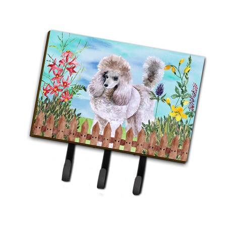 Carolines Treasures Poodle Spring Leash or Key Holder CK1227TH68
